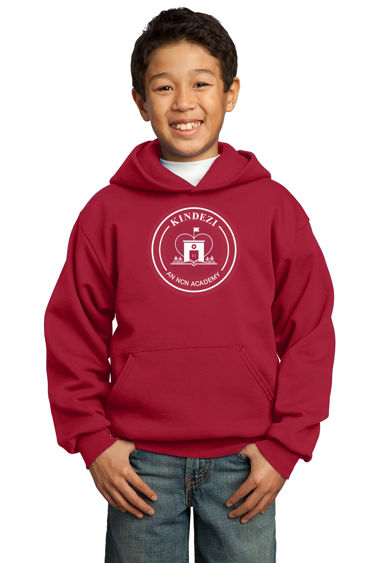 KINDEZI Youth Core Fleece Pullover Hooded Sweatshirt